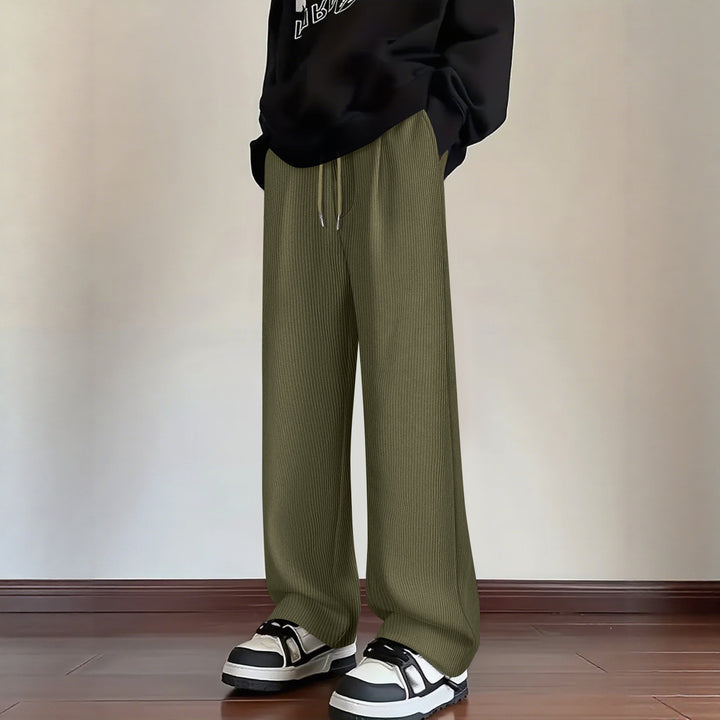 Herren elegante weiche Ripp-Hose Aliams