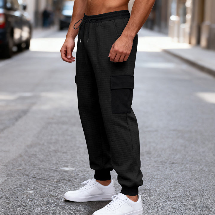 Herren Cargo-Hose mit elastischem Bund und praktischen Seitentaschen Aliams