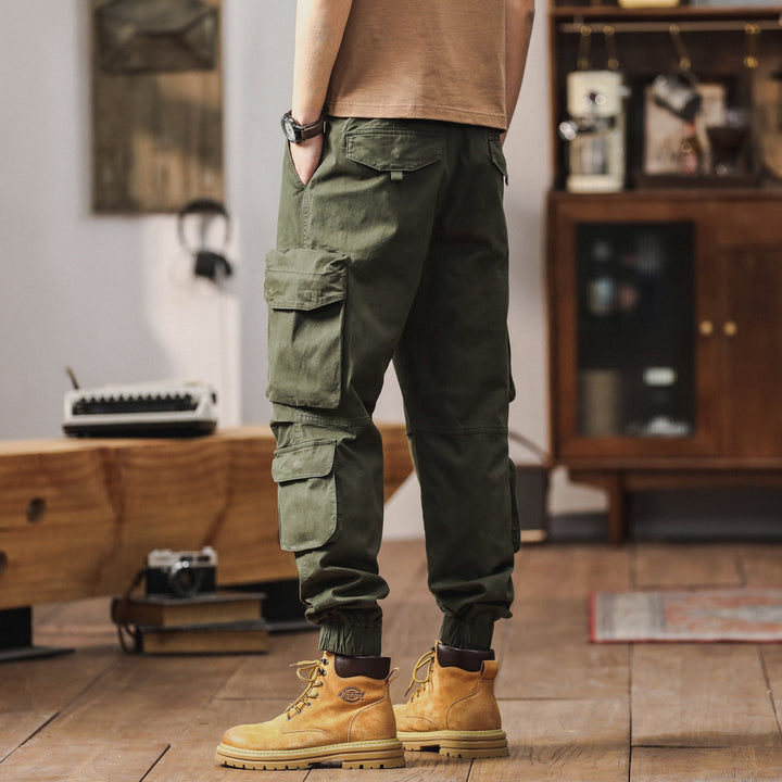 Herren Cargo-Hose mit multifunktionalen Taschen und elastischem Bund Aliams 1758210560