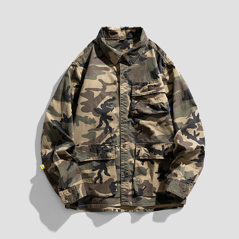 Herren camouflierte Utility-Hemdjacke Aliams
