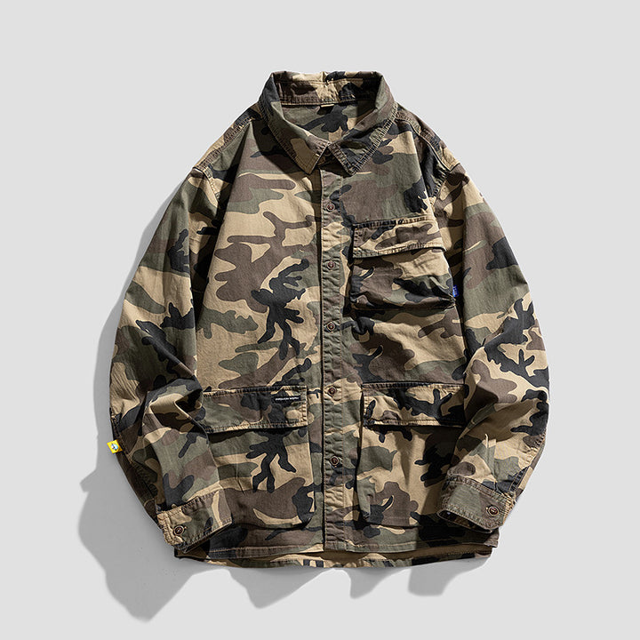Herren camouflierte Utility-Hemdjacke Aliams