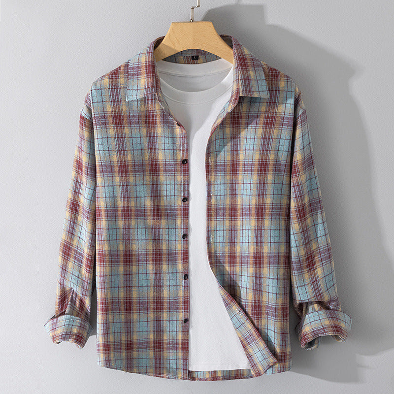 Herren kariertes Freizeithemd Aliams