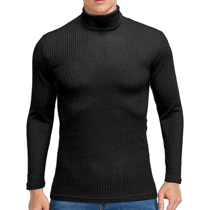 Herren Rollkragenpullover aus feiner Rippenstruktur Aliams