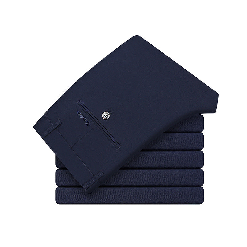 Herren elegante Business-Hose mit schmalem Schnitt und dehnbarem Material Aliams