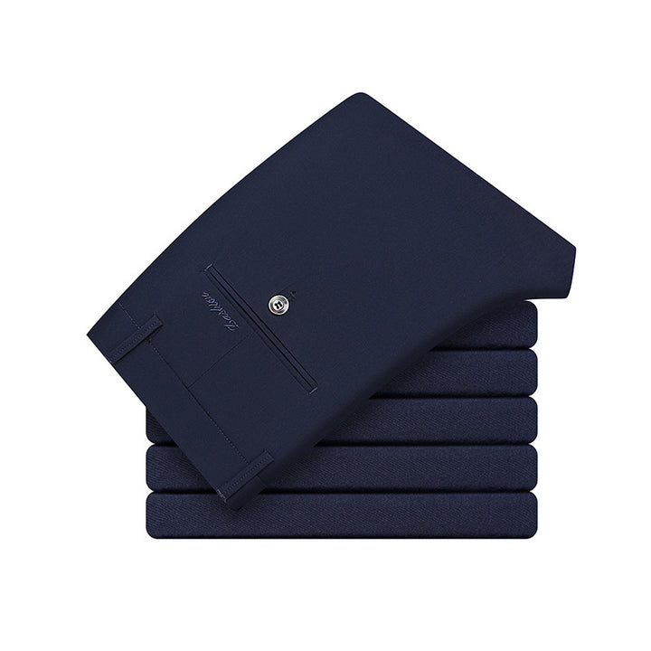 Herren elegante Business-Hose mit schmalem Schnitt und dehnbarem Material Aliams