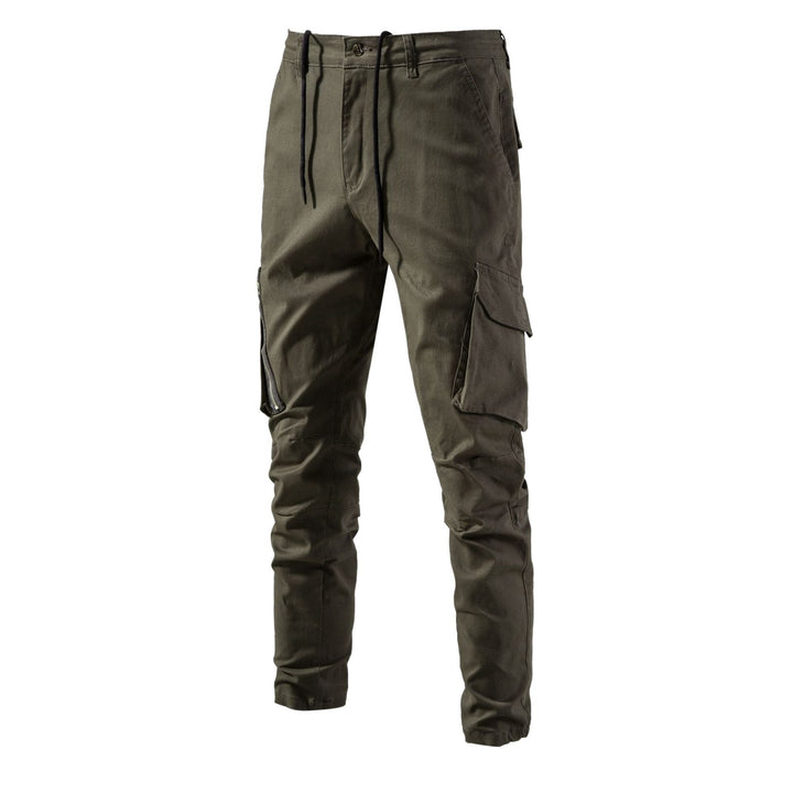 Herren Cargo-Hose mit funktionalen Taschen und elastischem Bund Aliams