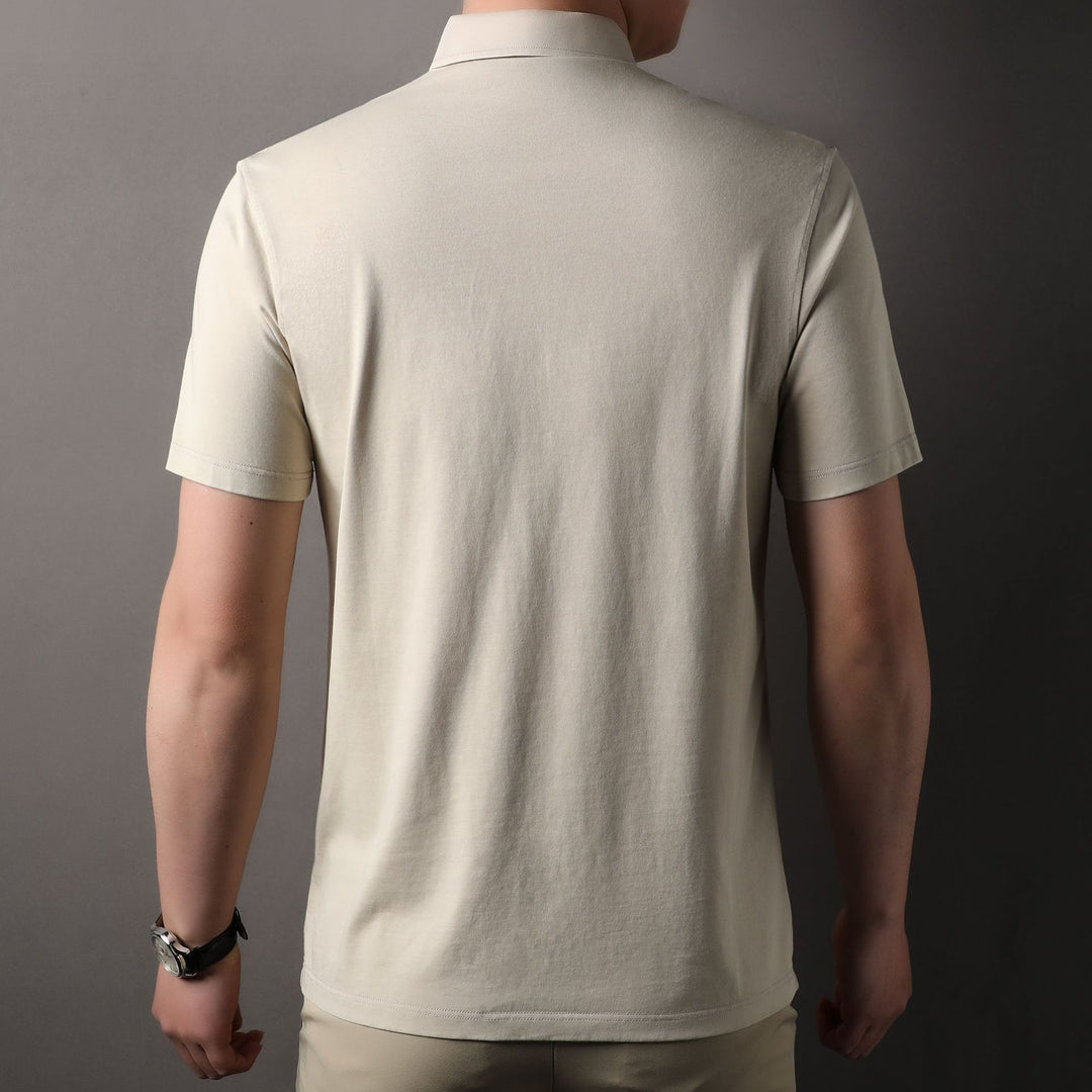 Herren Poloshirt mit praktischer Brusttasche und hochwertigem Baumwollmix Aliams