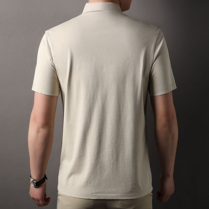 Herren Poloshirt mit praktischer Brusttasche und hochwertigem Baumwollmix Aliams