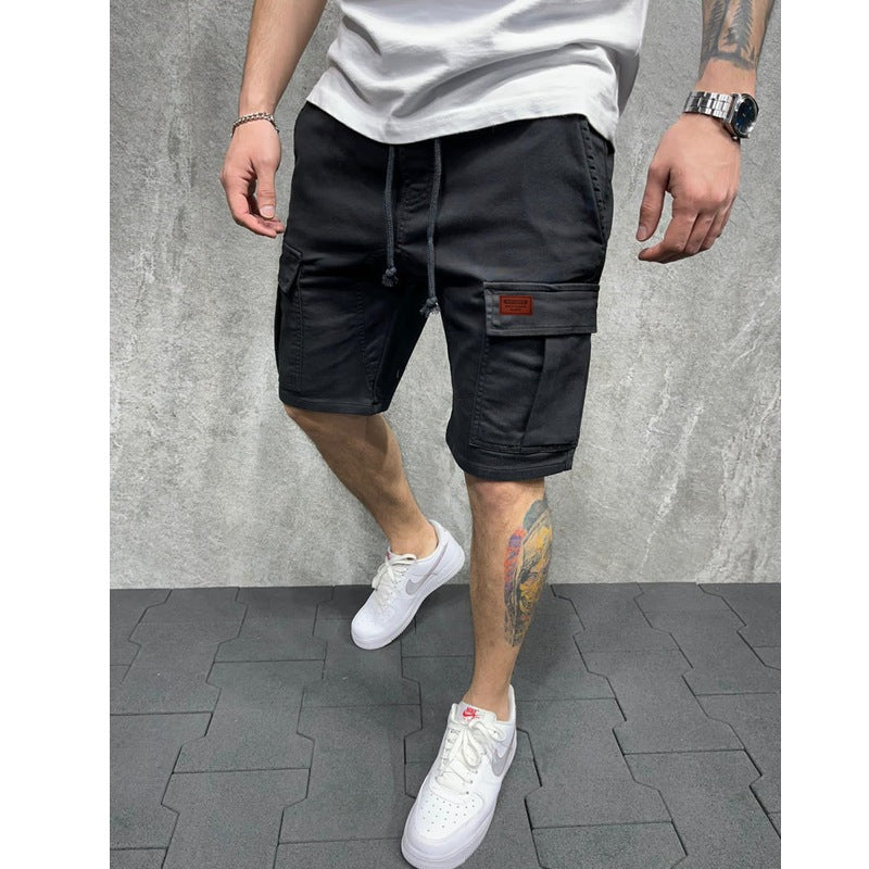Herren Cargo-Shorts mit praktischen Seitentaschen und verstellbarem Gummizug Aliams
