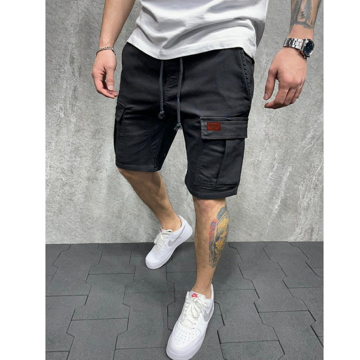 Herren Cargo-Shorts mit praktischen Seitentaschen und verstellbarem Gummizug Aliams
