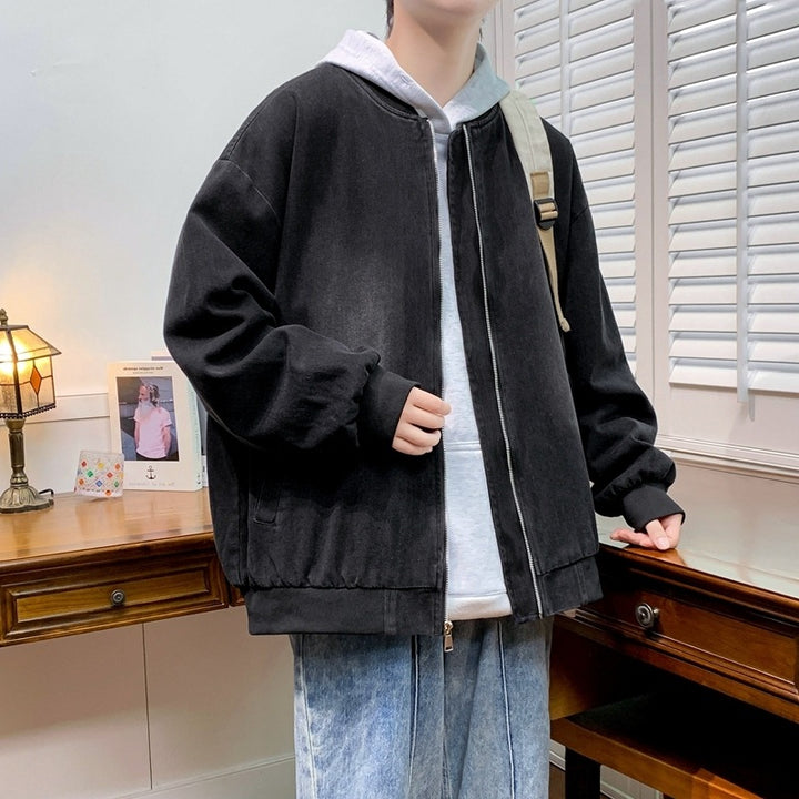 Herren entspannte Baumwolljacke im lässigen Stil Aliams