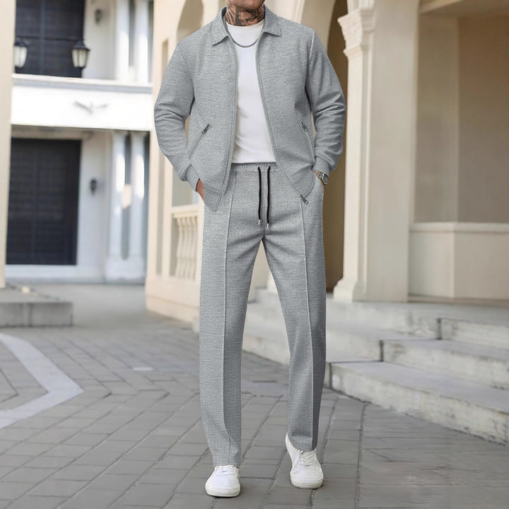 Herren Stilvolle Freizeithose und Jacke Set Aliams