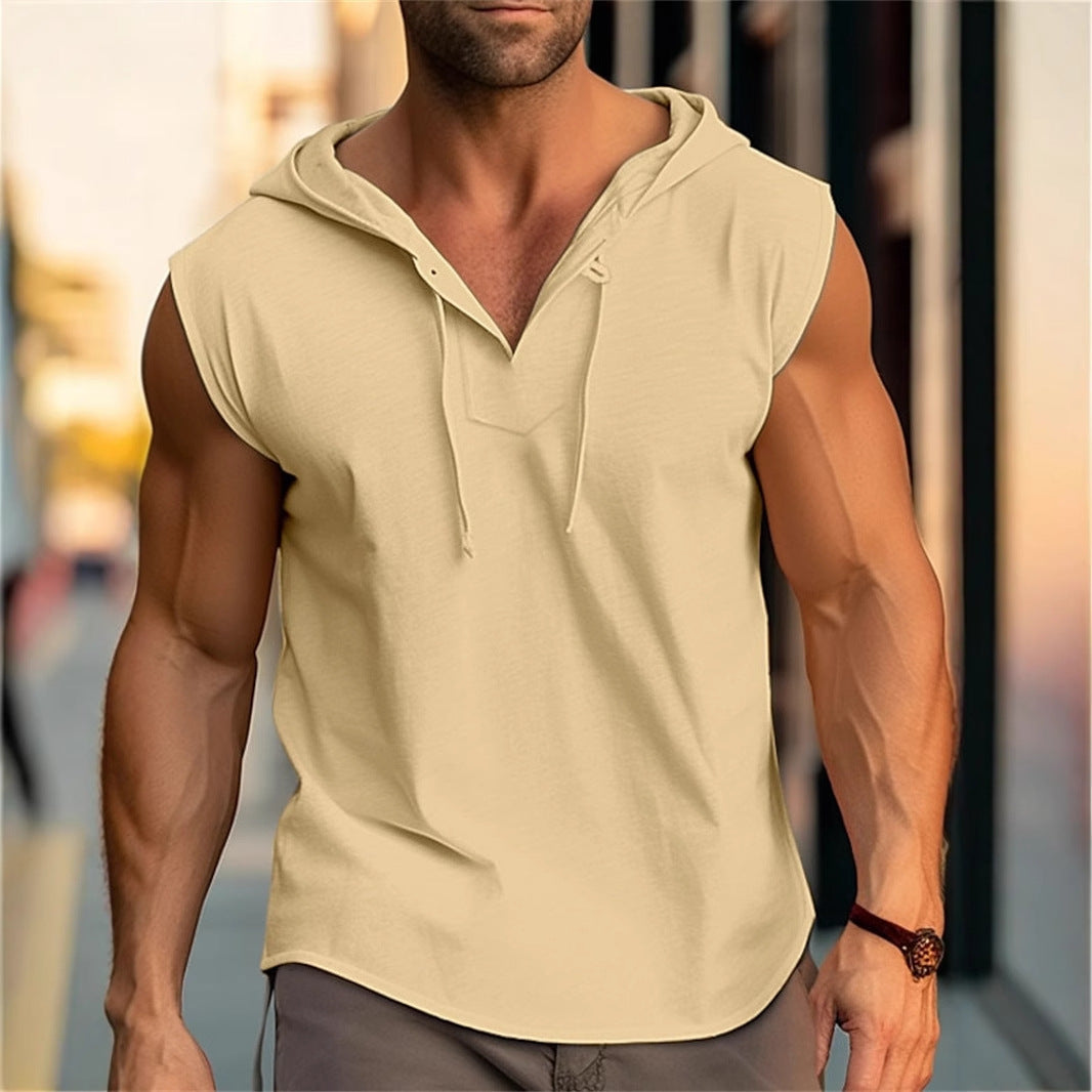 Herren Sportliches Kapuzenshirt Aliams