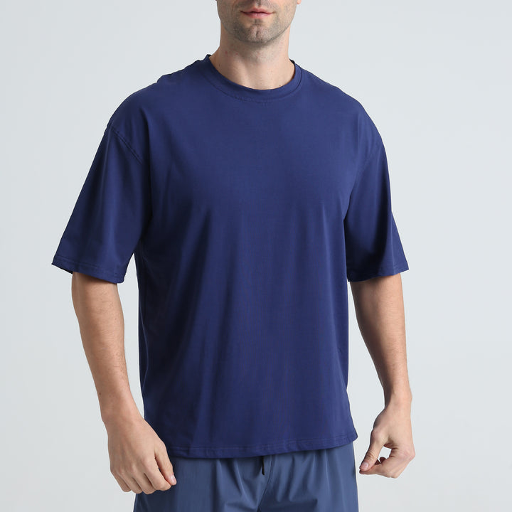 Herren Bequemes Loose-Fit T-Shirt aus hochwertiger Baumwolle Aliams