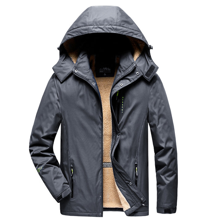 Herren praktische Jacke mit warmem Fleecefutter Aliams