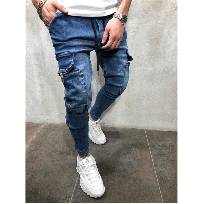 Herren Cargo-Jogginghose mit modischem Slim-Fit Schnitt und praktischen Taschen Aliams