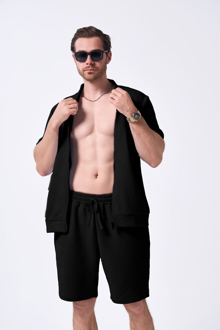 Herren Freizeit-Set mit modernem Design und atmungsaktiven Materialien Aliams