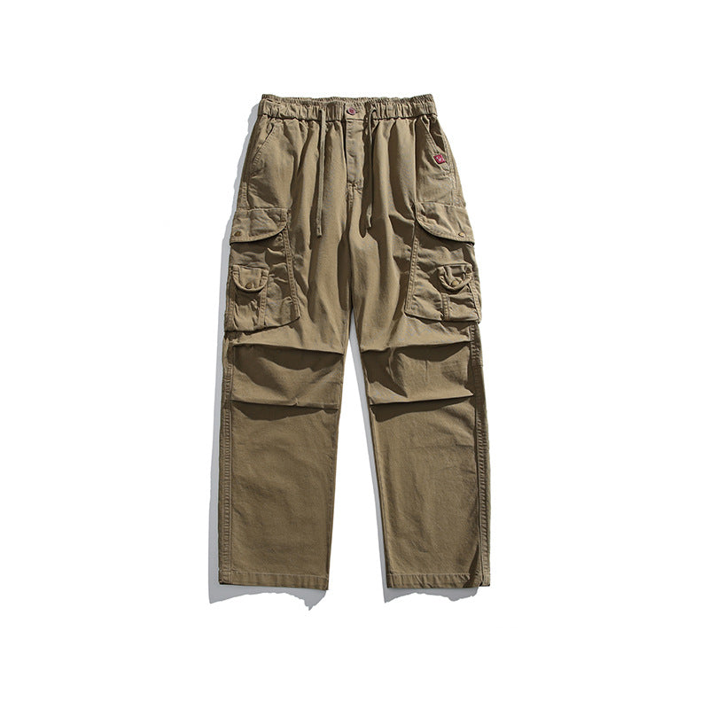 Herren Cargo-Hose mit elastischem Bund und multifunktionalen Taschen Aliams
