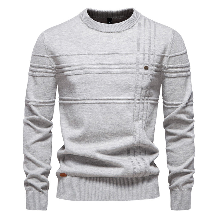Herren Strickpullover mit modernem Strukturdesign und Komfortpassform Aliams