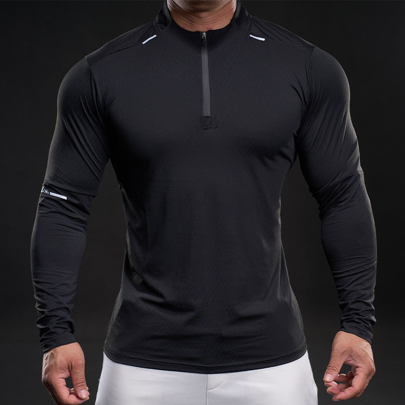 Herren Sportliches Langarmshirt Aliams