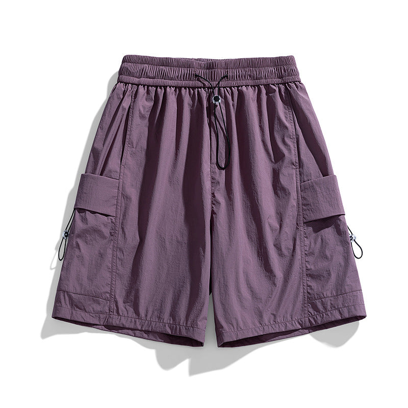 Herren Cargo-Shorts mit praktischen Seitentaschen und elastischem Bund Aliams