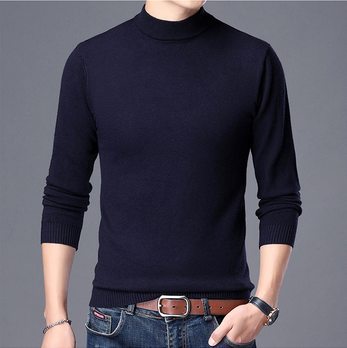 Herren Hochwertiger Rollkragenpullover aus feinem Strick Aliams