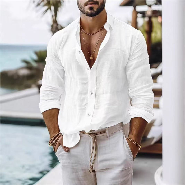 Herren vielseitiges Longsleeve-Hemd Aliams