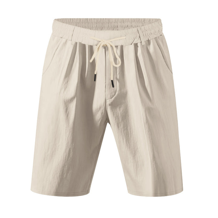 Herren Freizeit Shorts mit verstellbarem Bund und seitlichen Taschen Aliams