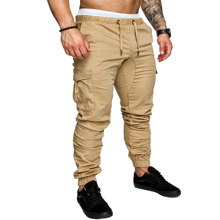 Herren Cargo-Hose mit elastischem Bund und praktischen Taschen Aliams