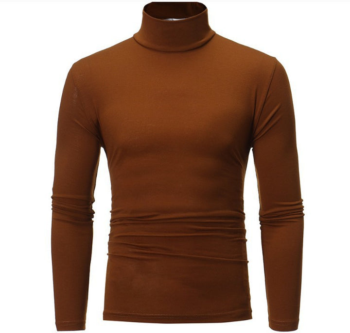 Herren eleganter Rollkragenpullover aus bequemen Stretchmaterial Aliams