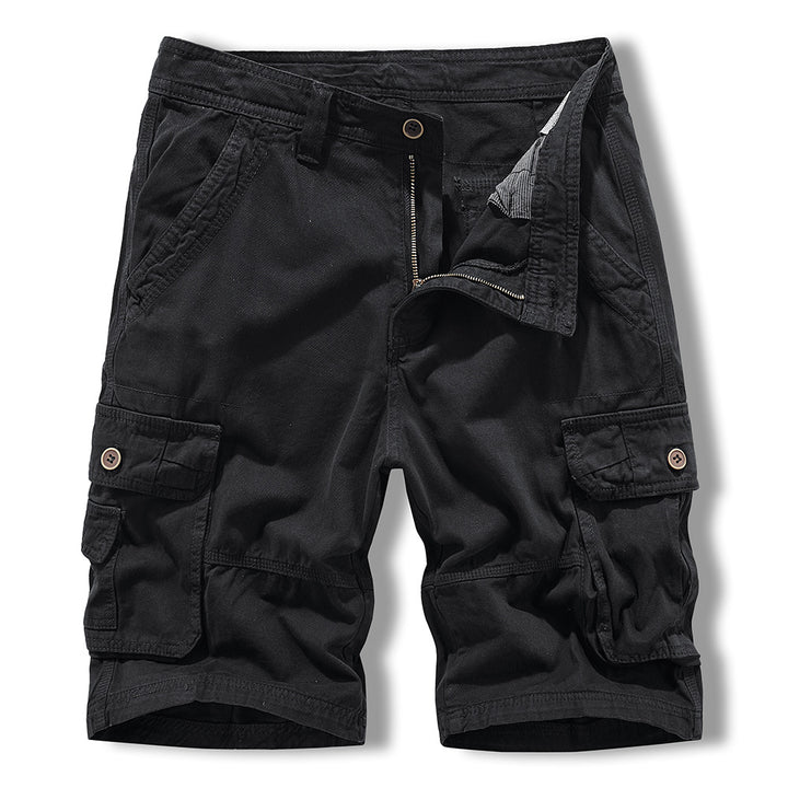 Herren Cargo-Shorts im lässigen Design mit multifunktionalen Taschen Aliams
