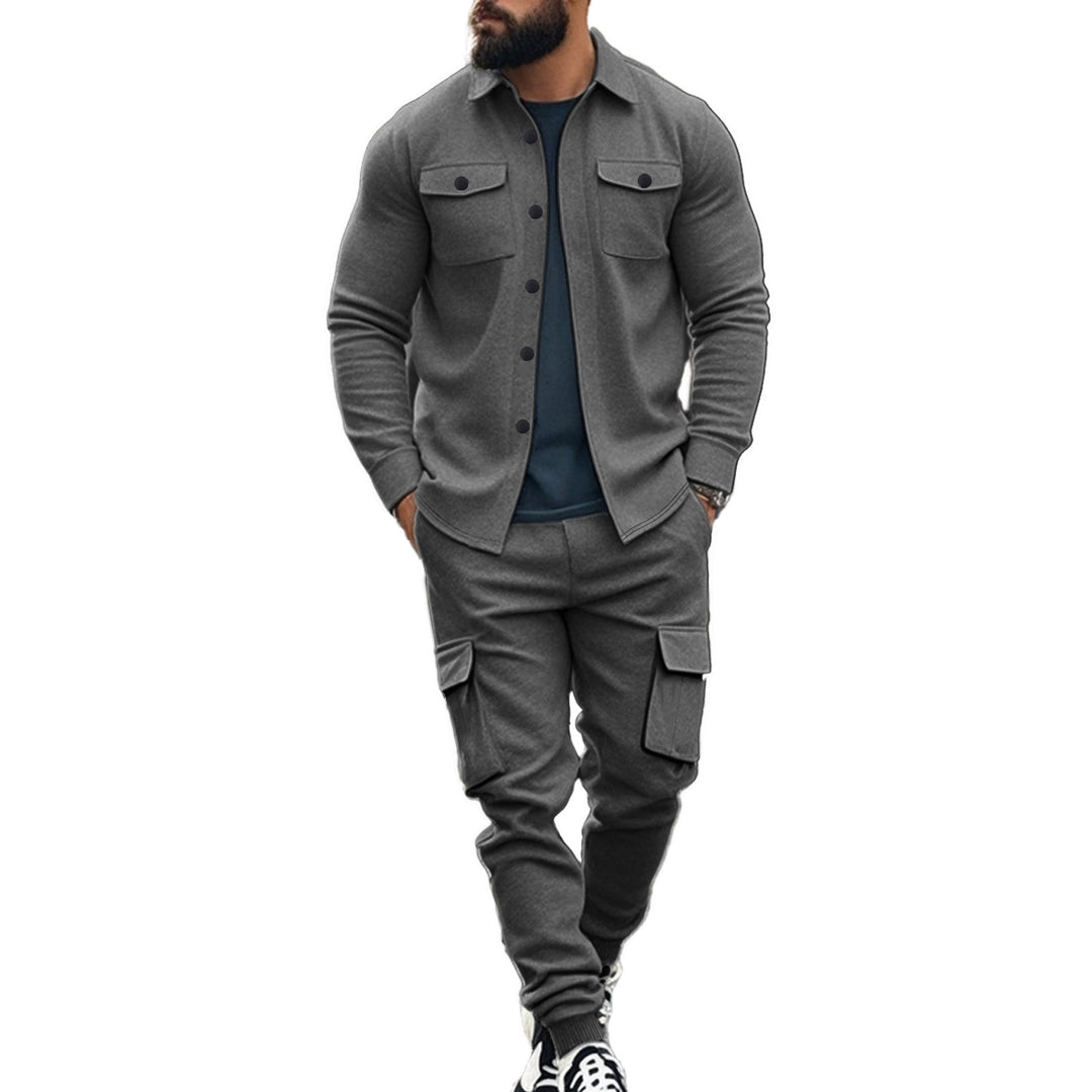 Herren Urbaner Freizeitanzug mit funktionalen Taschen Aliams