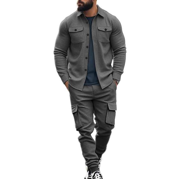 Herren Urbaner Freizeitanzug mit funktionalen Taschen Aliams
