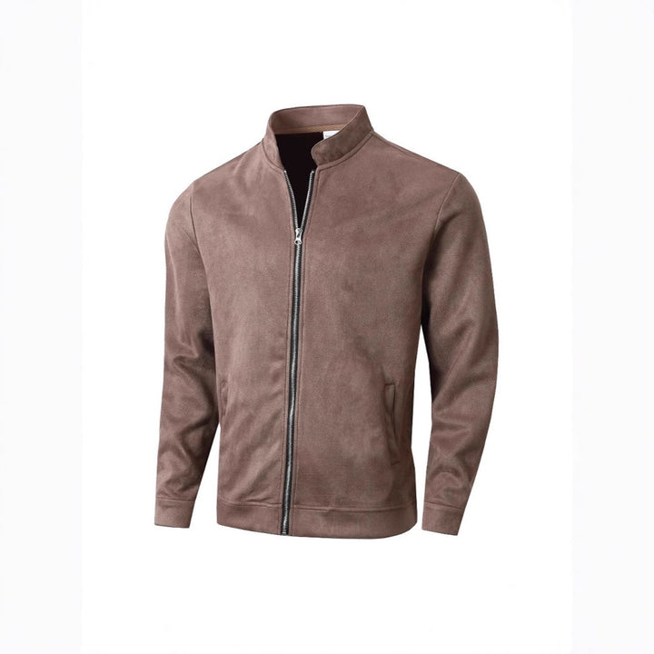 Herren Fleecejacke mit modernem Stehkragen und weichem Innenfutter Aliams