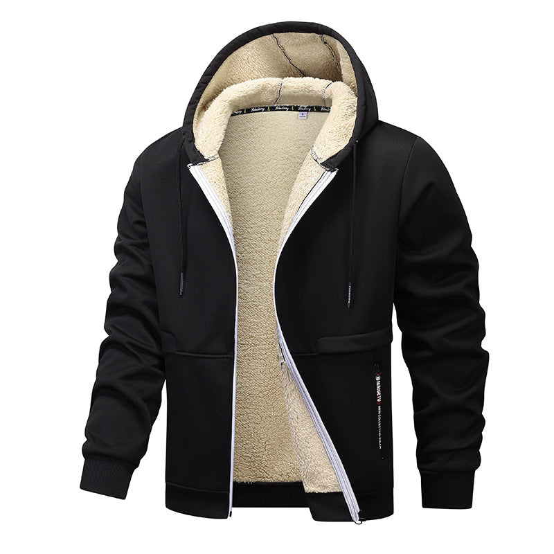 Herren warme Fleecejacke mit funktionalem Schnitt Aliams