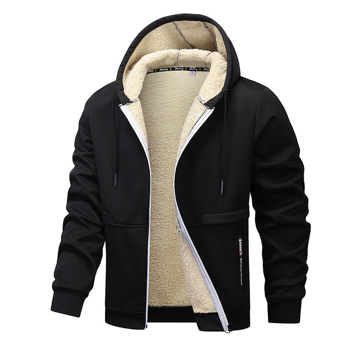 Herren warme Fleecejacke mit funktionalem Schnitt Aliams