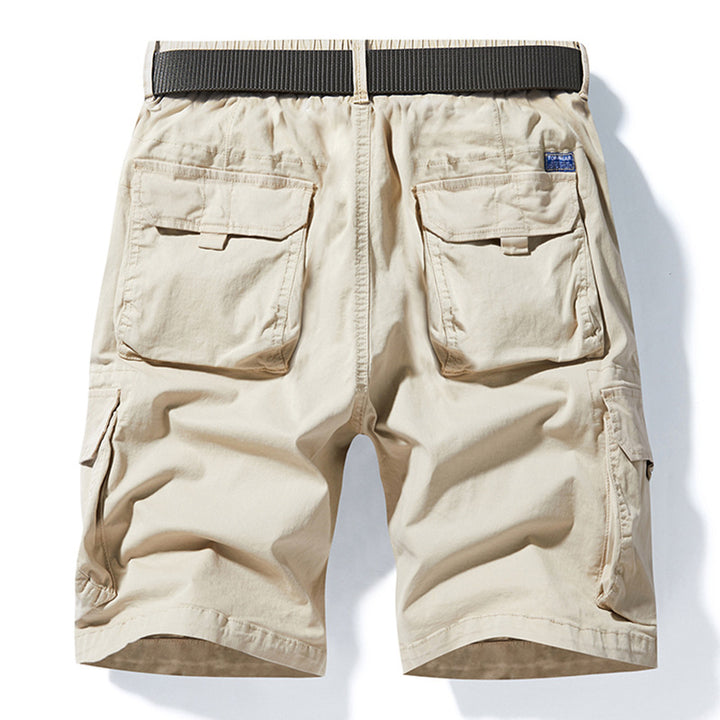 Herren Cargoshorts mit elastischem Bund und vielen praktischen Taschen Aliams