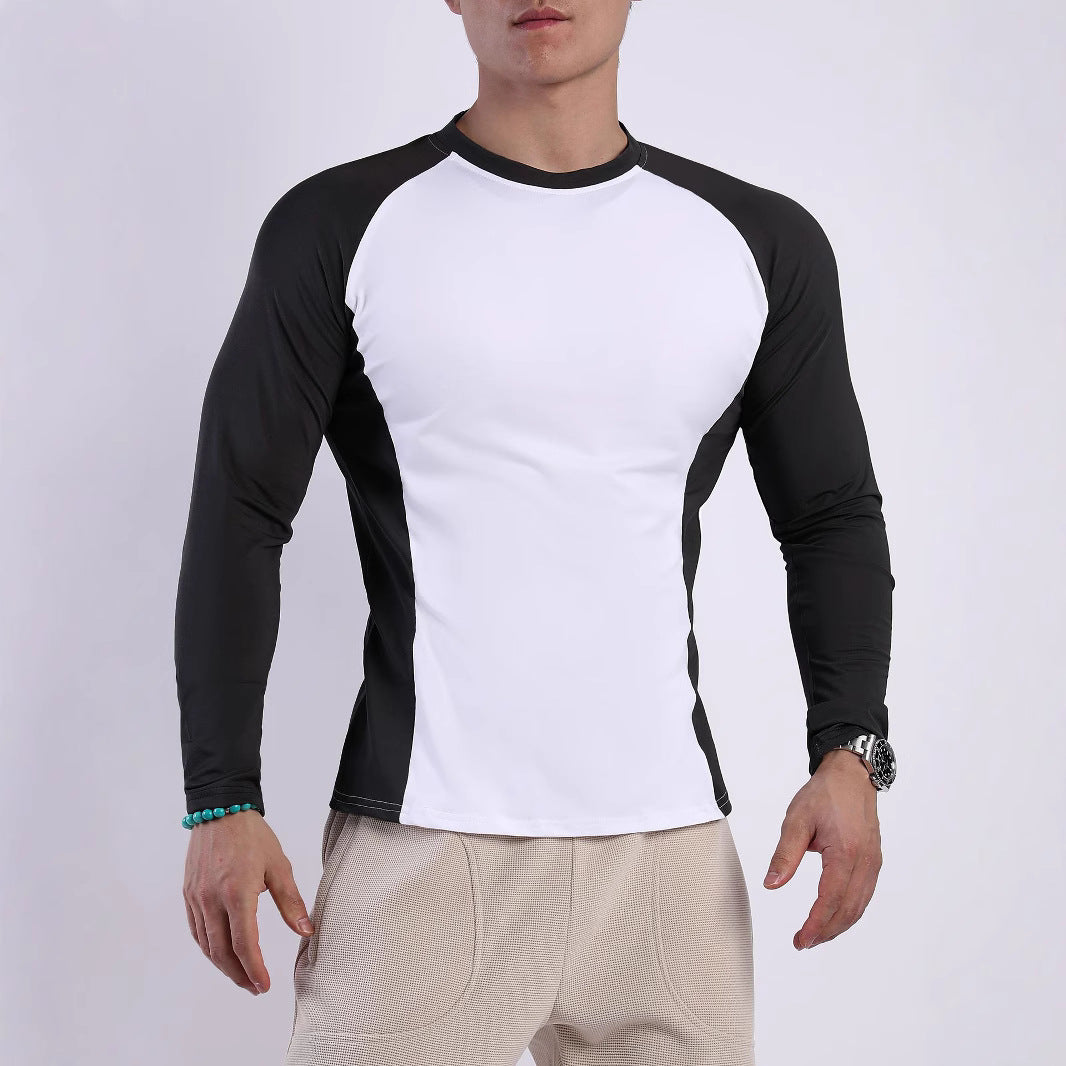 Herren Sport-Langarmshirt mit atmungsaktiven Einsätzen und ergonomischem Schnitt Aliams
