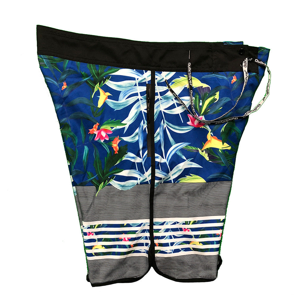 Herren Badeshorts mit modischem Floral-Design und schnelltrocknendem Material Aliams