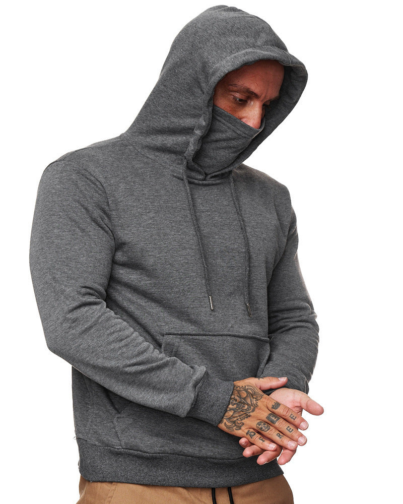Herren Kapuzenpullover mit multifunktionalem Kragen Aliams