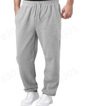 Herren bequeme Jogginghose mit elastischem Bund und seitlichen Taschen Aliams