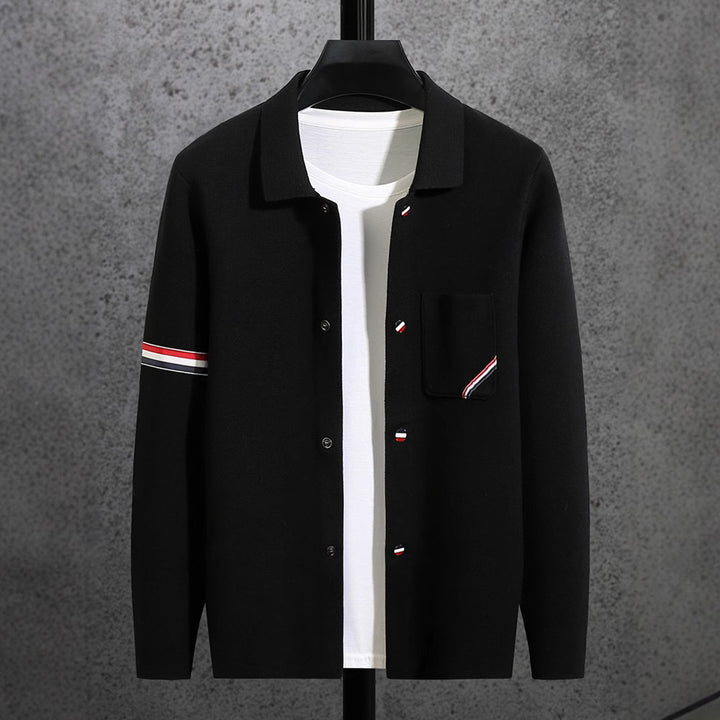 Herren Hemdjacke mit modernem Schnitt und sportlichen Akzenten Aliams