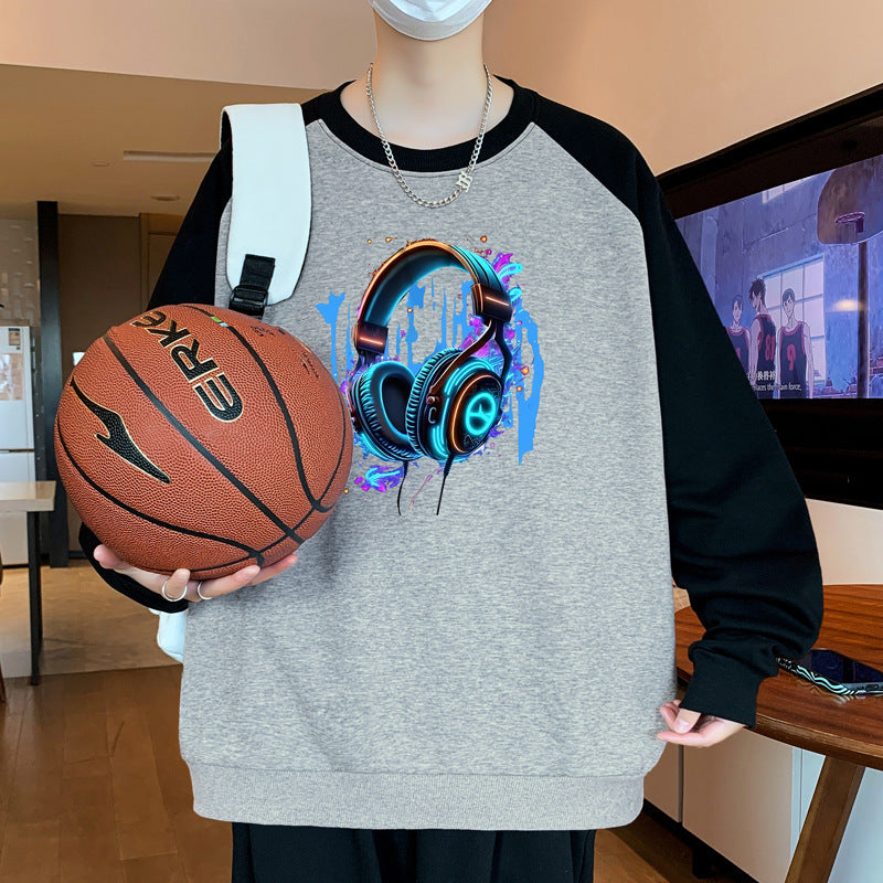 Unisex Sweatshirt mit grafischem Druck Aliams