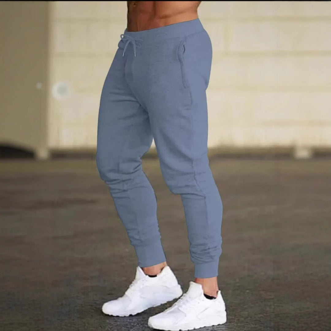 Herren sportliche Slim-Fit Jogginghose Aliams