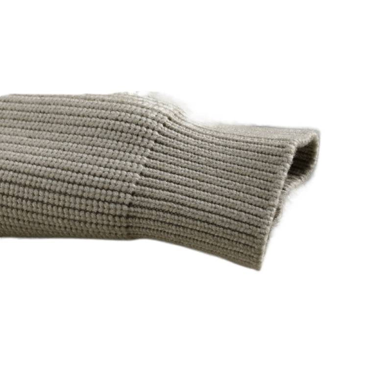 Damen entspannte Strickjacke mit innovativem Schnitt und praktischen Taschen Aliams