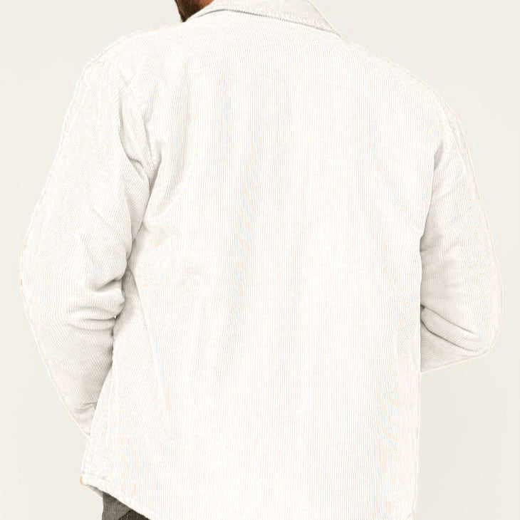 Herren Cordjacke mit hochwertigen Knopfdetails Aliams