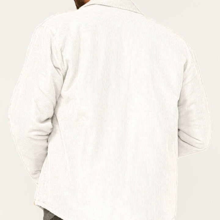 Herren Cordjacke mit hochwertigen Knopfdetails Aliams