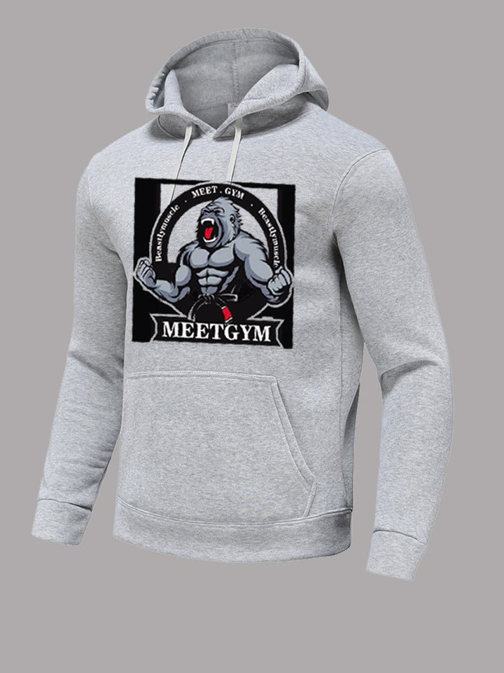 Herren Sweatshirt mit inspirierendem Gorilla-Design Aliams
