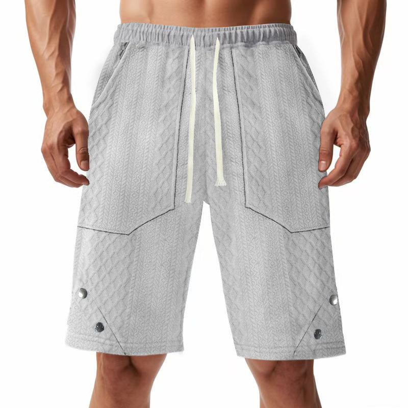 Herren Cargo-Shorts mit strukturiertem Design und praktischen Taschen Aliams