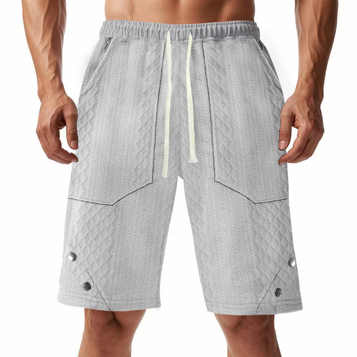 Herren Cargo-Shorts mit strukturiertem Design und praktischen Taschen Aliams